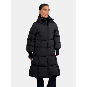 Длинный пуховик MONCLER черный 3211 Длинный пуховик MONCLER черный 3211