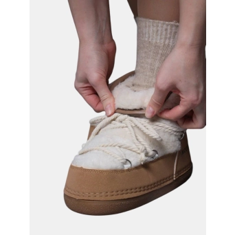 Сноубутсы дутики Moon Boot кожа с мехом коричневые 3314 Сноубутсы дутики Moon Boot кожа с мехом коричневые 3314