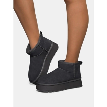 Угги женские зимние натуральная замша графитовые 3410 Угги женские зимние натуральная замша графитовые 3410