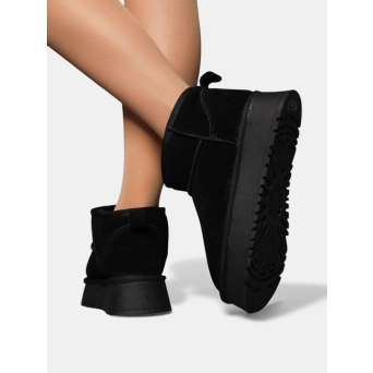 Угги женские зимние натуральная замша черные 3412 Угги женские зимние натуральная замша черные 3412