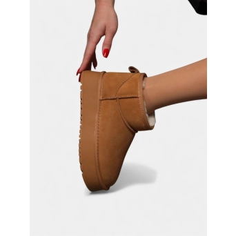 Угги женские зимние натуральная замша коричневые 3413 Угги женские зимние натуральная замша коричневые 3413