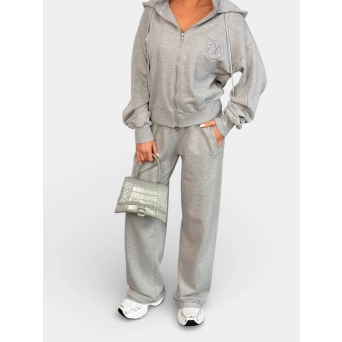 Костюм спортивный BALENCIAGA на молнии темно серый 3445 Костюм спортивный BALENCIAGA на молнии темно серый 3445