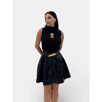 Трикотажная футболка SCHIAPARELLI черная 3451 Трикотажная футболка SCHIAPARELLI черная 3451