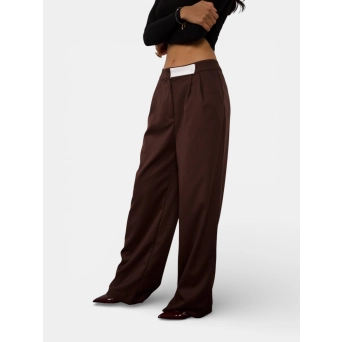 Брюки палаццо Maison Margiela коричневые 3467 Брюки палаццо Maison Margiela коричневые 3467