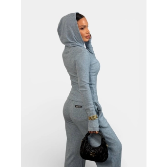 Костюм Miu Miu спортивный серо голубой 3482 Костюм Miu Miu спортивный серо голубой 3482