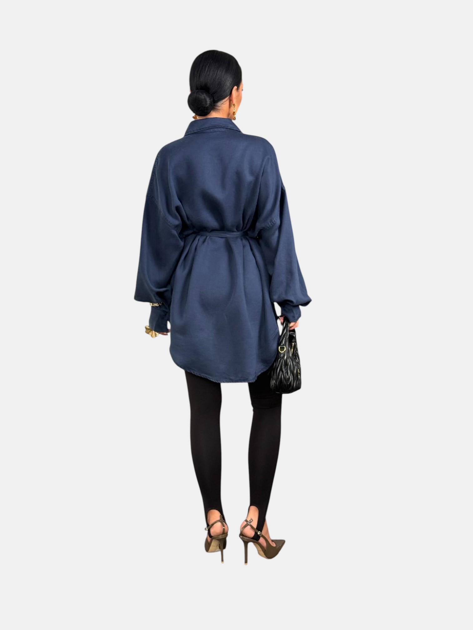 Джинсовые рубашки оверсайз