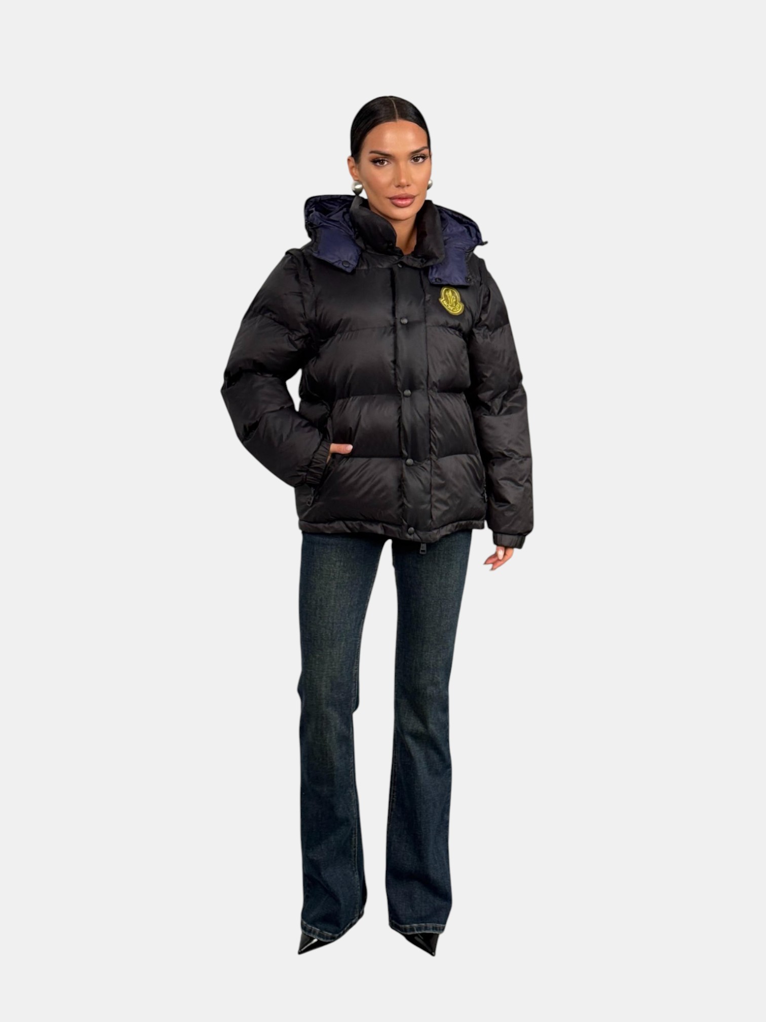 Пуховик MONCLER черный