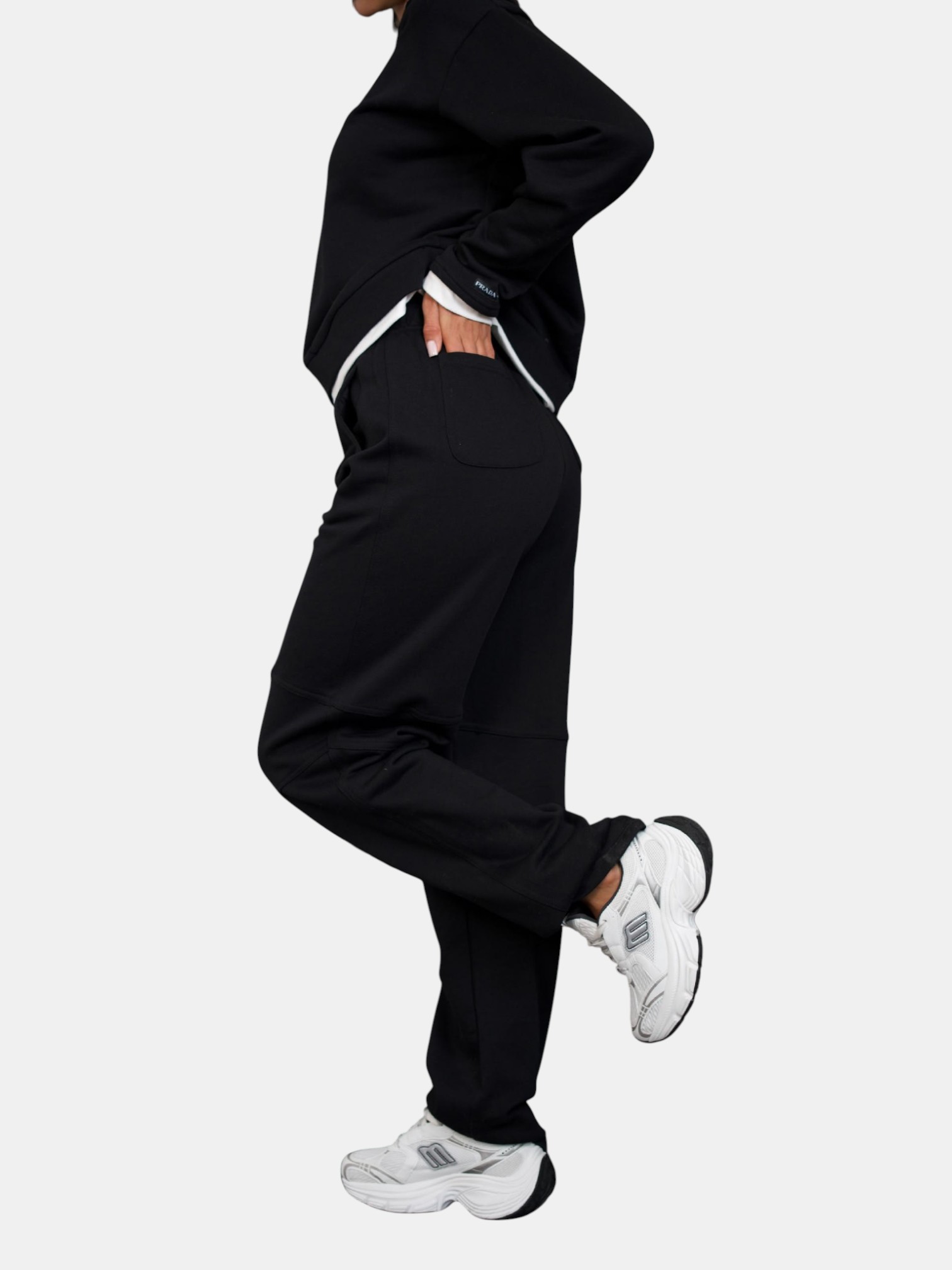 Костюм двойка PRADA черный