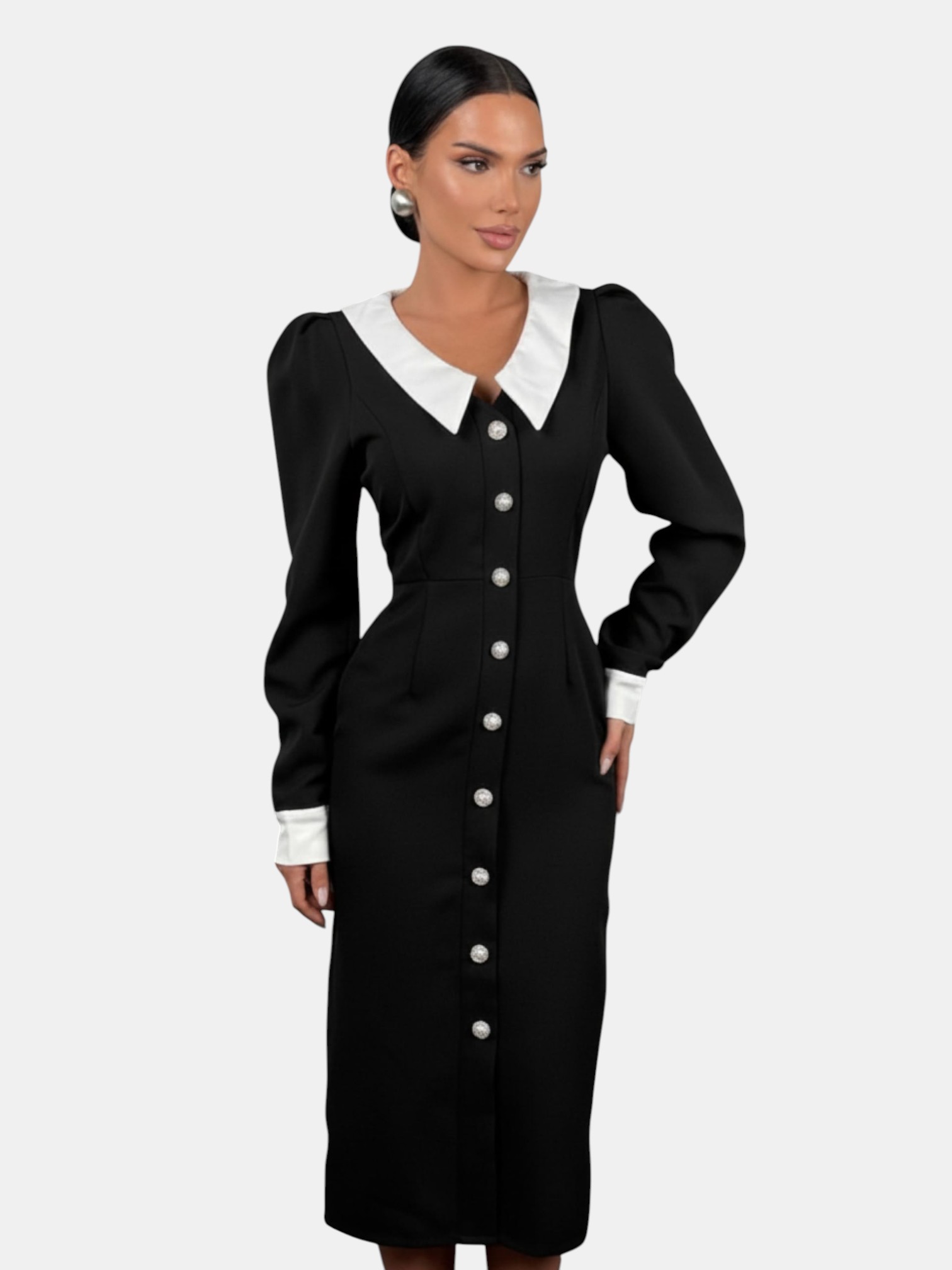 Платье вечернее черное-3183 Платье вечернее черное-3183