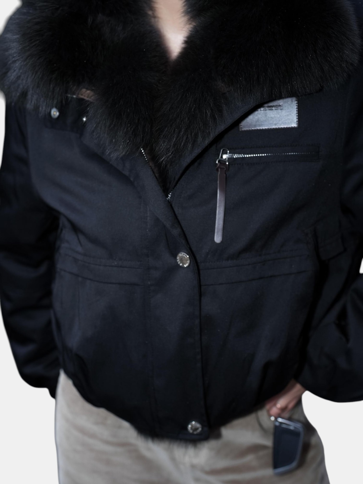 Куртка с натуральным мехом