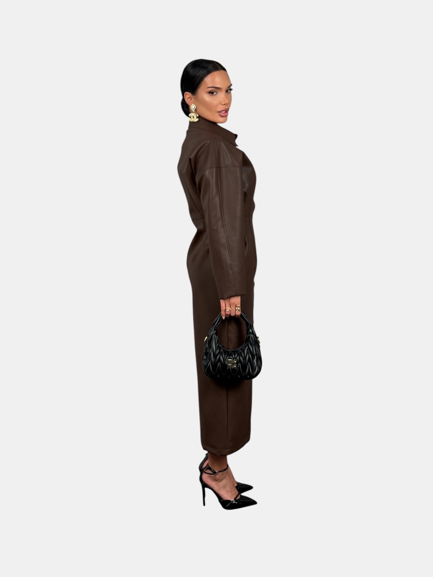 Кожаный плащ