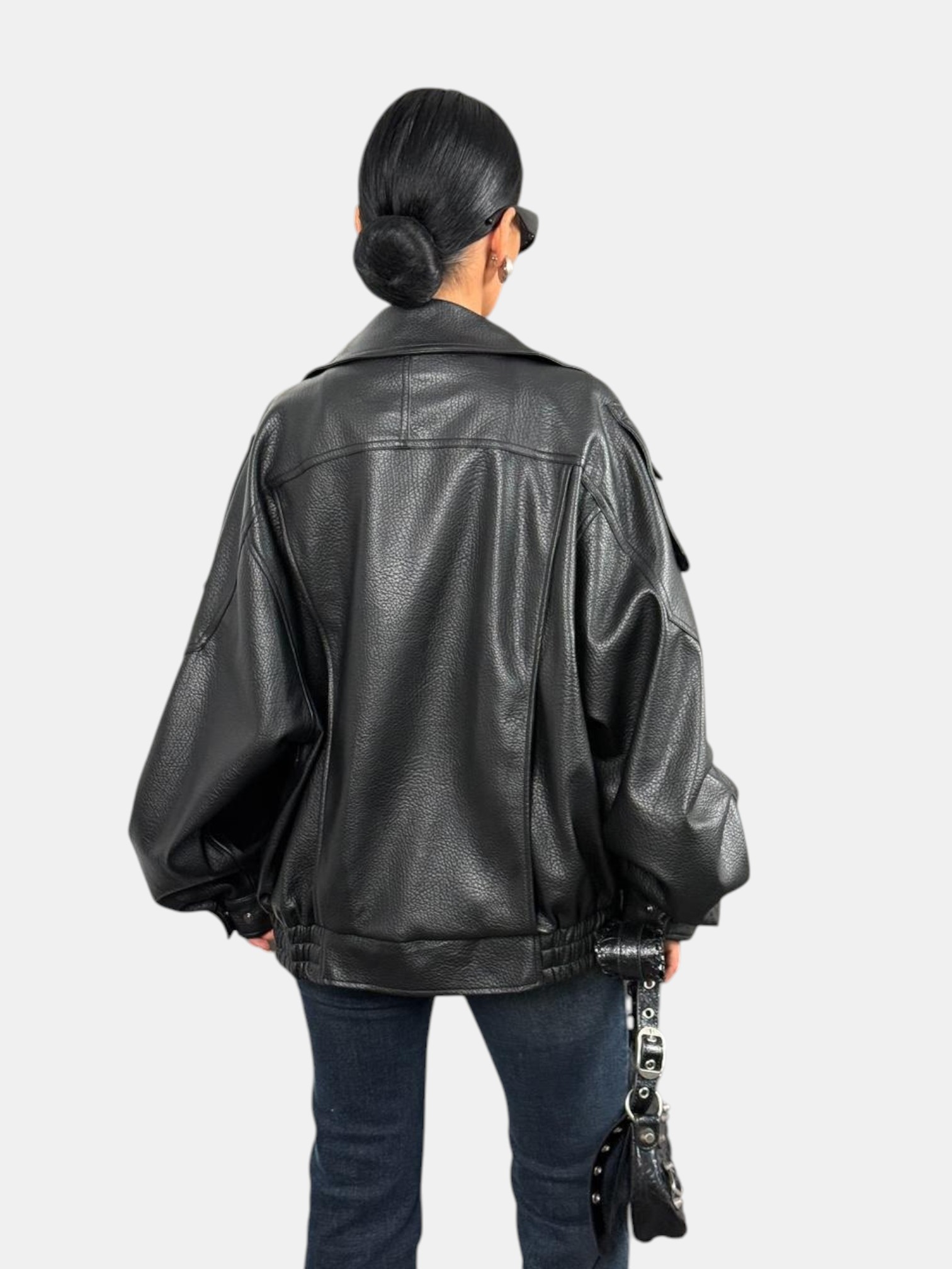 Косуха в стиле оверсайз