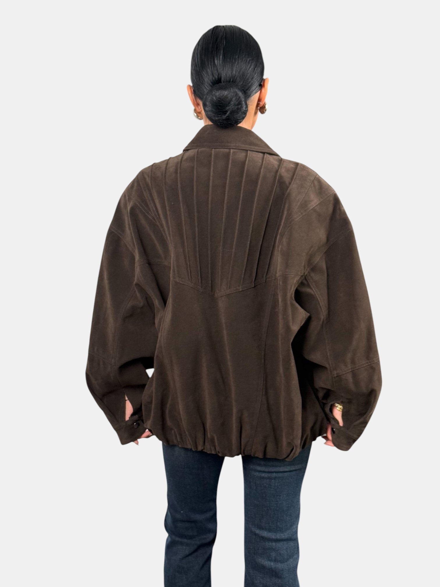 Куртка замшевая оверсайз