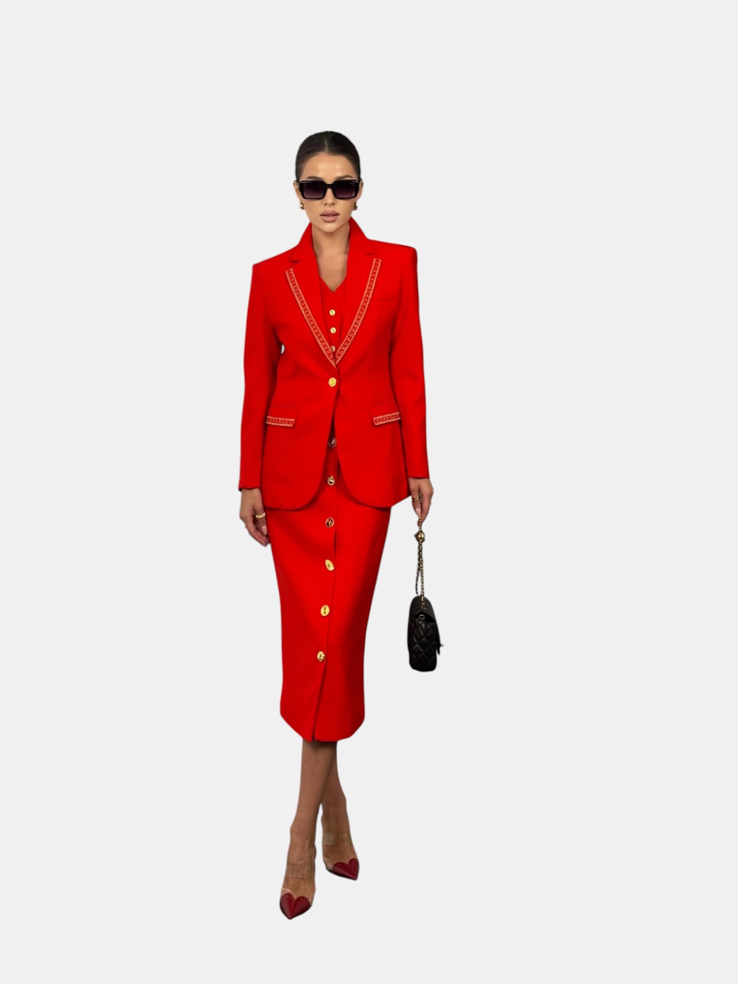 Костюм тройка SCHIAPARELLI красный 3167 Костюм тройка SCHIAPARELLI красный 3167