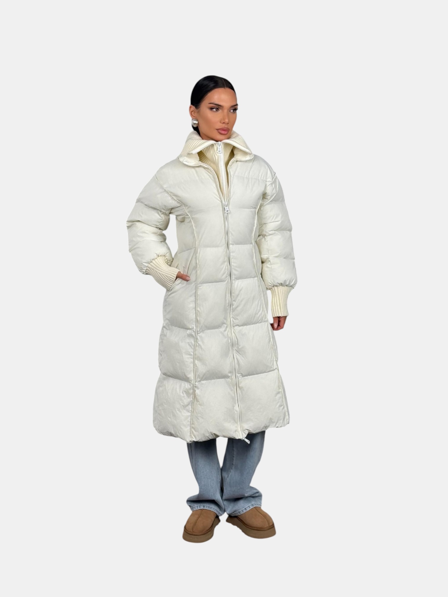 Длинный пуховик MONCLER