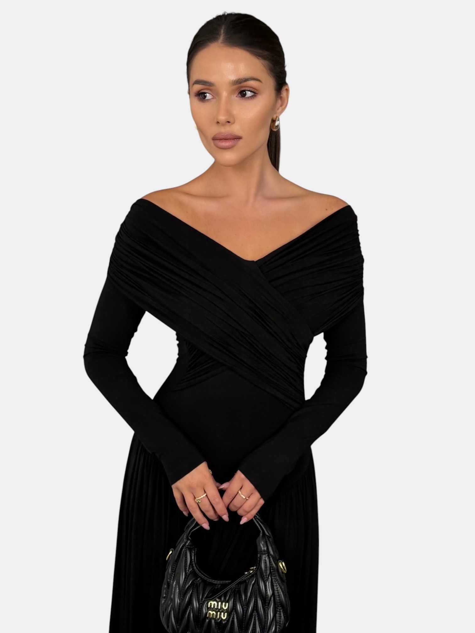 Платье вечернее черное