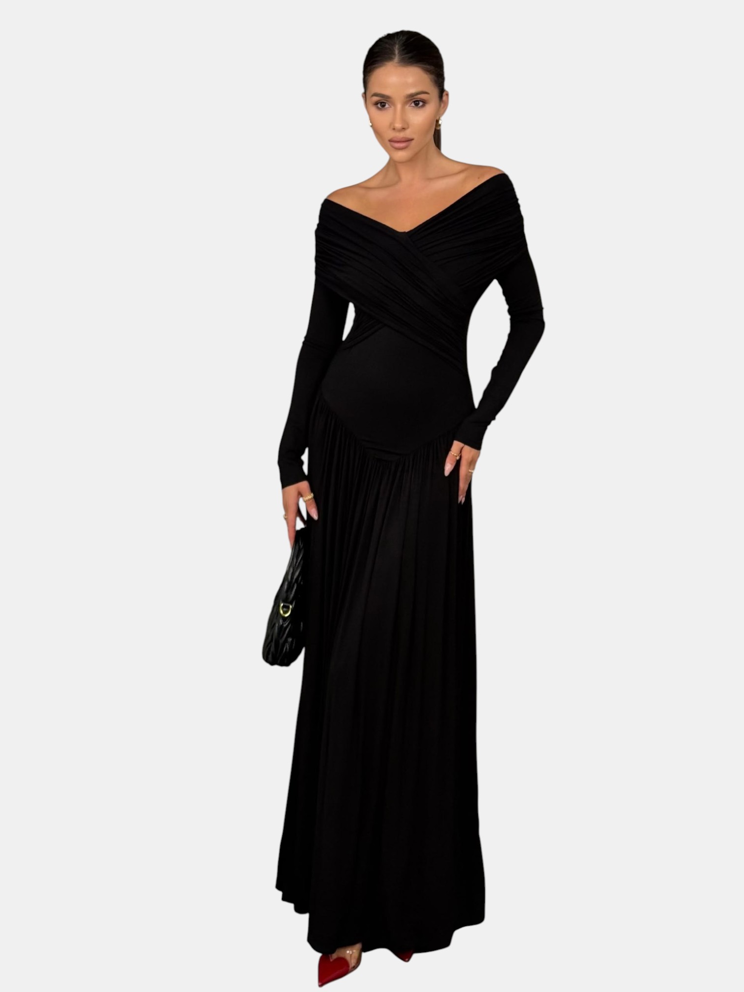 Платье вечернее черное