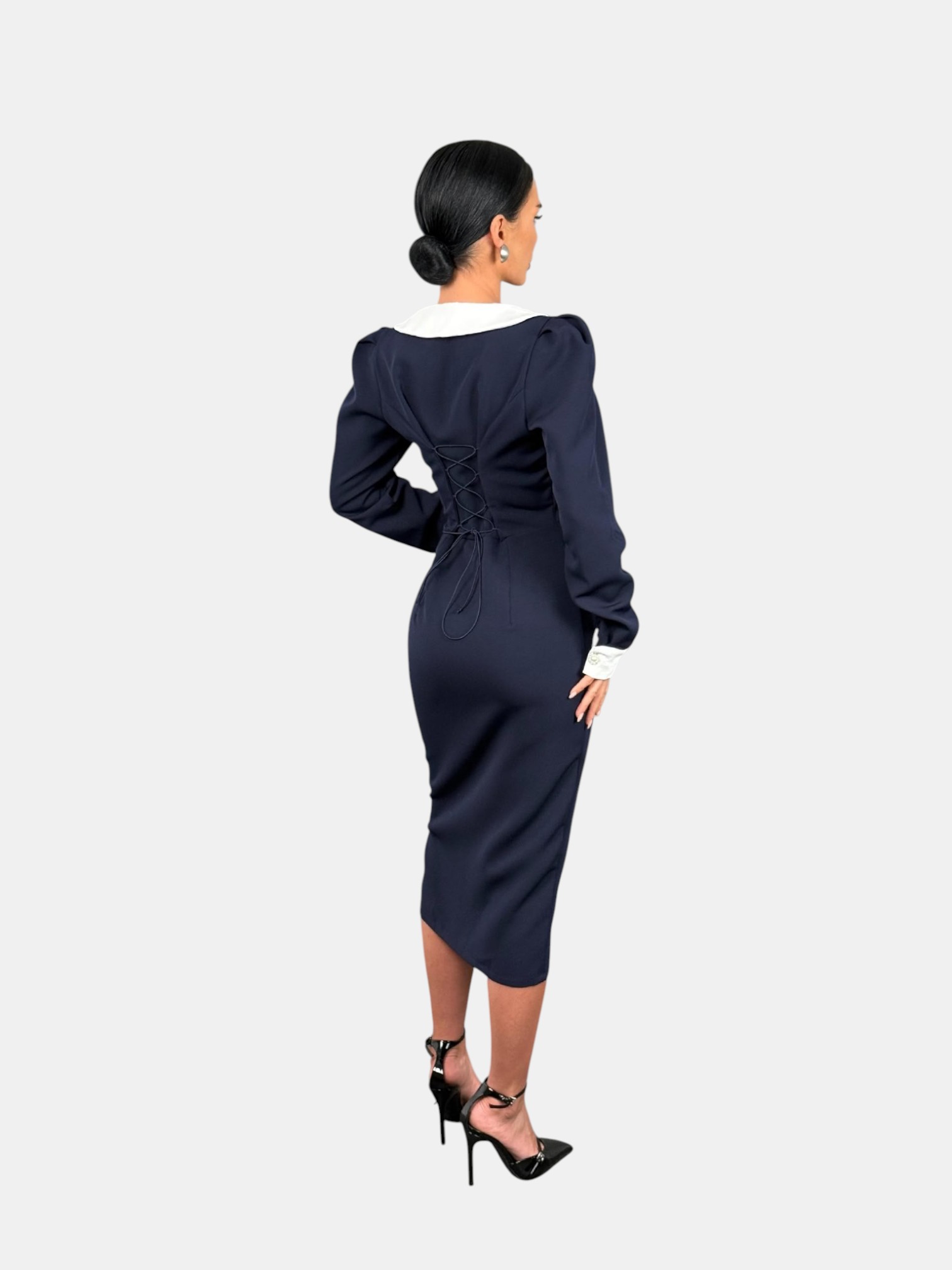 Платье вечернее синие