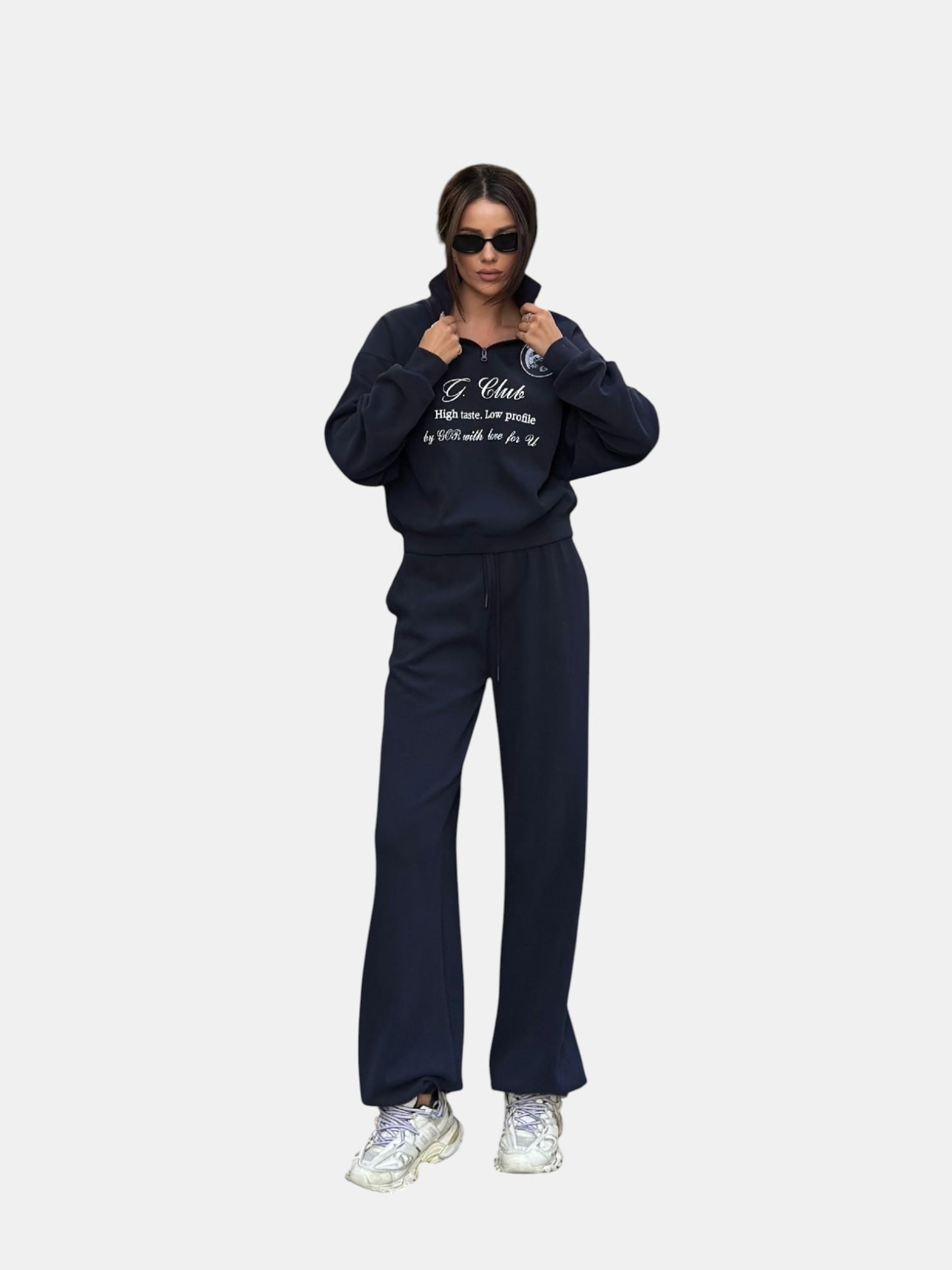 Костюм двойка со штанами синий 3198 Костюм двойка со штанами синий 3198