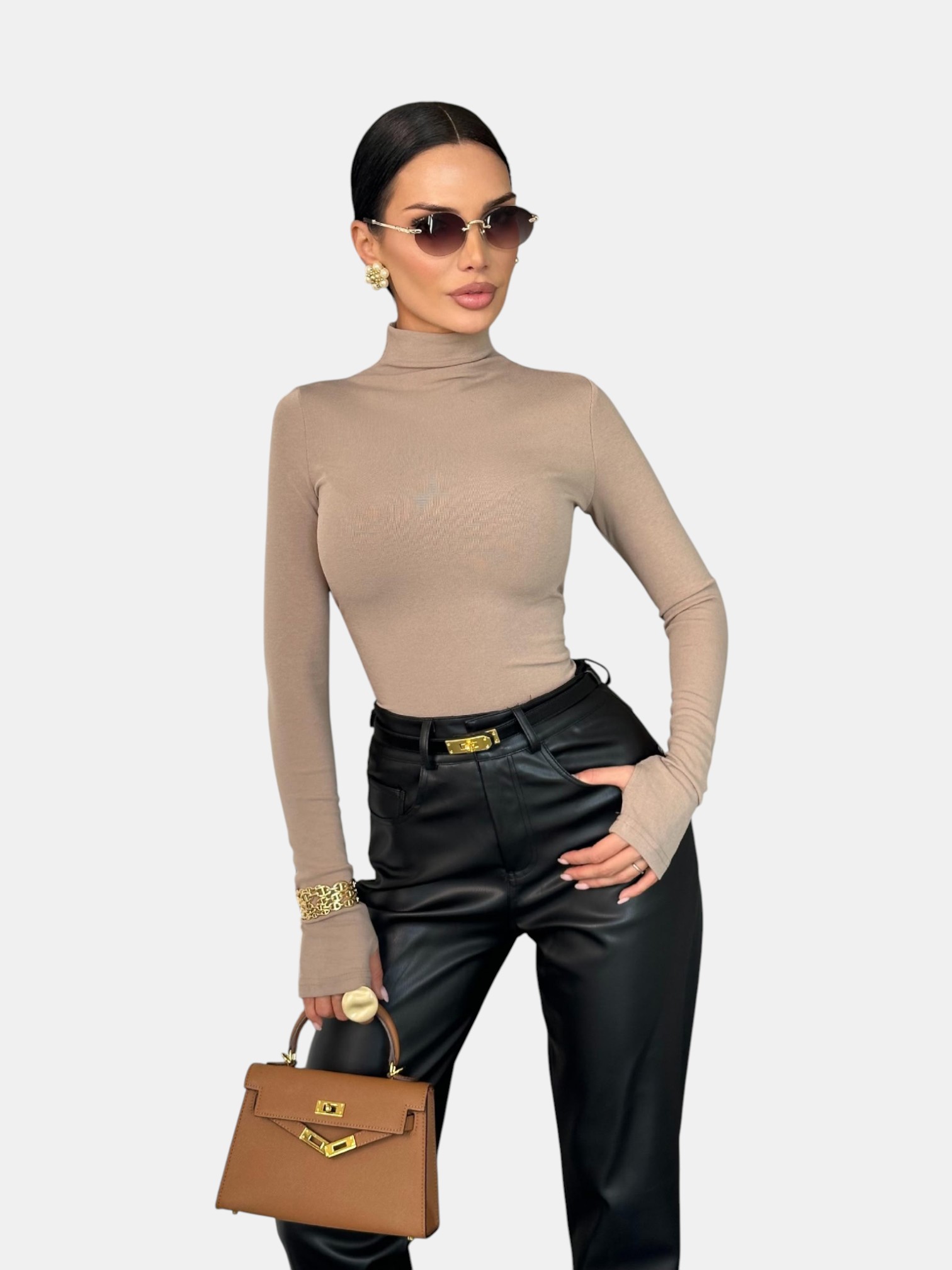 Лонгслив гольф мокко 3238 Лонгслив гольф мокко 3238