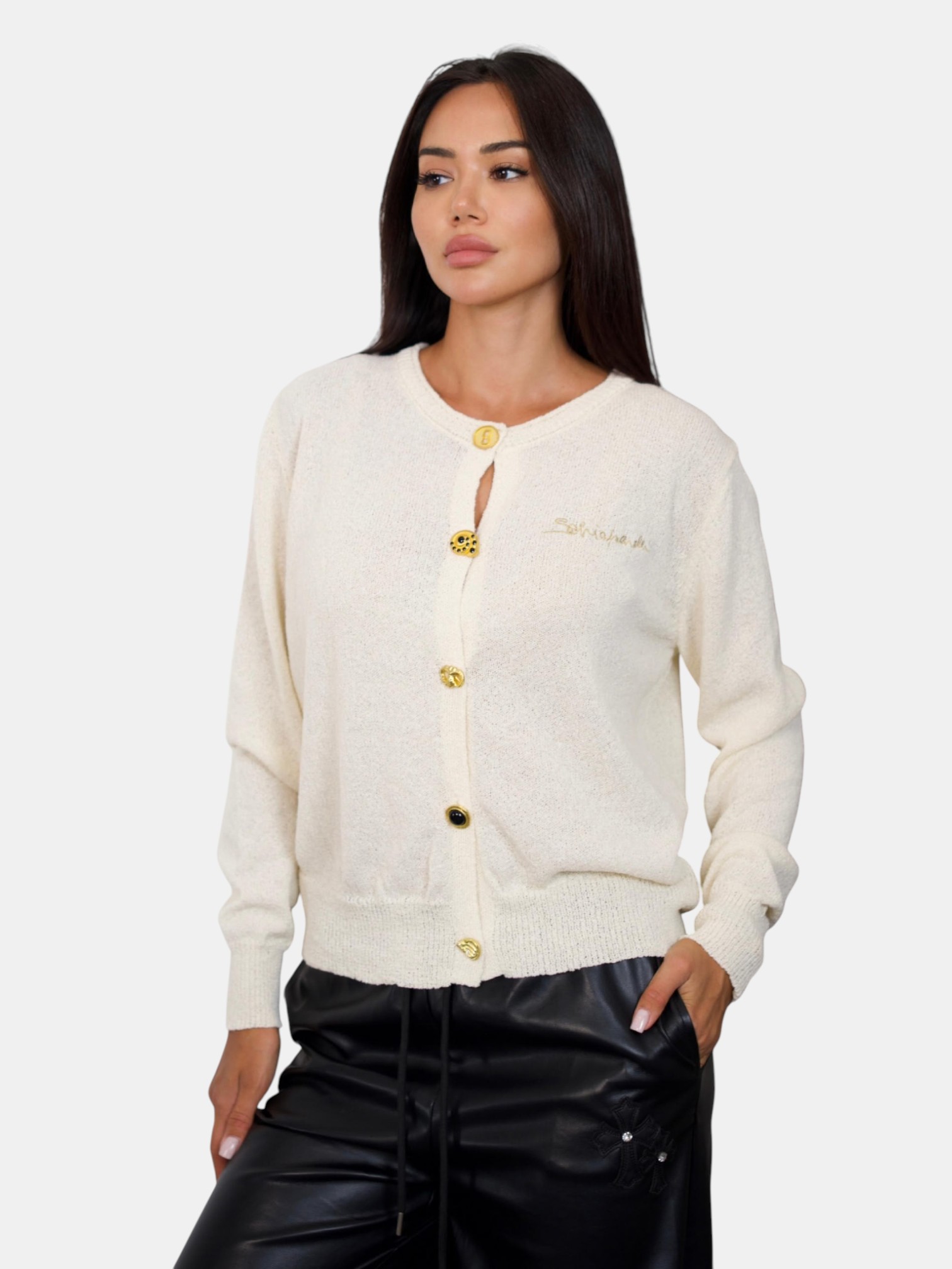 Кофта кардиган Schiaparelli бежевый 3239 Кофта кардиган Schiaparelli бежевый 3239