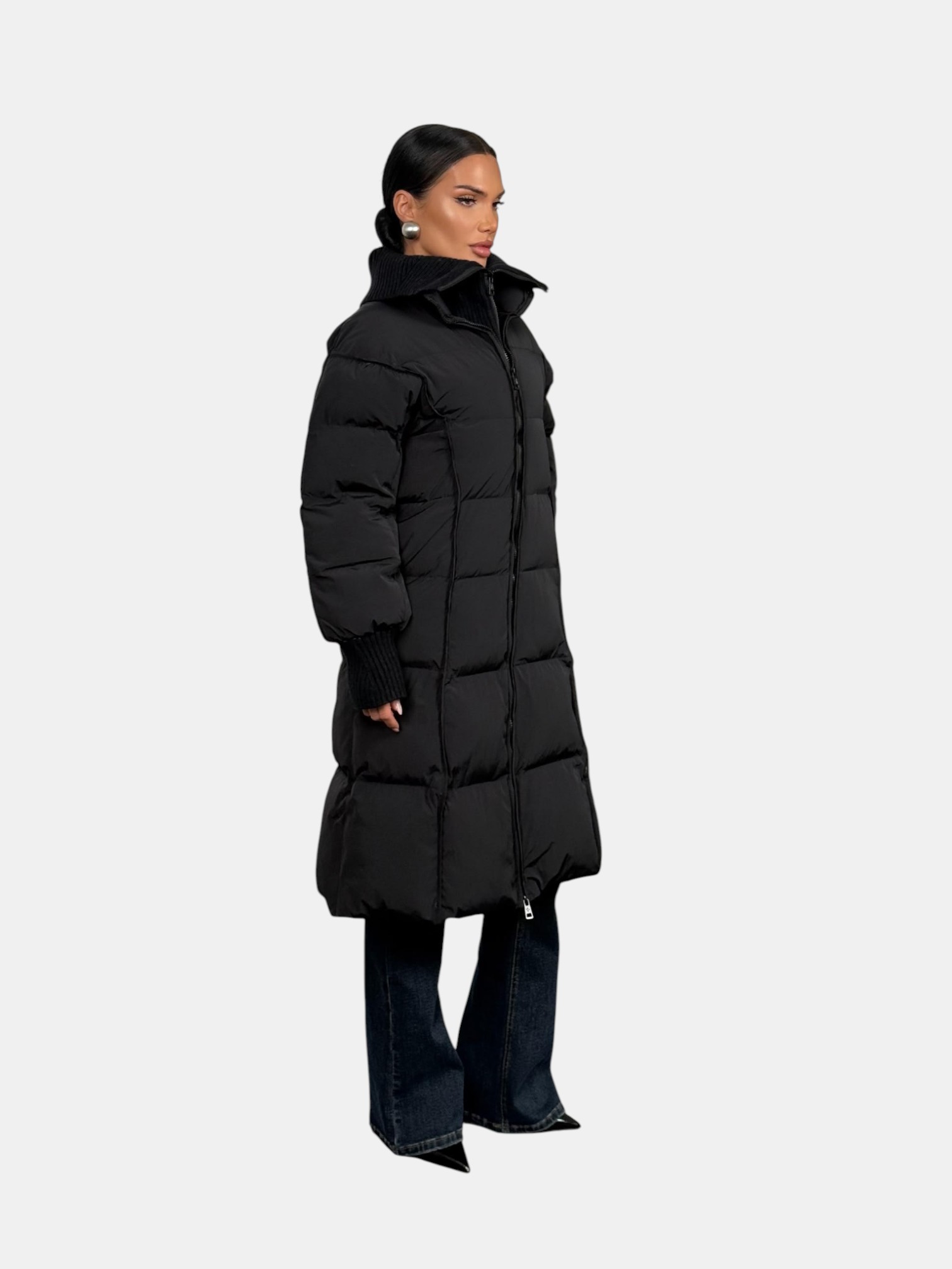 Длинный пуховик MONCLER