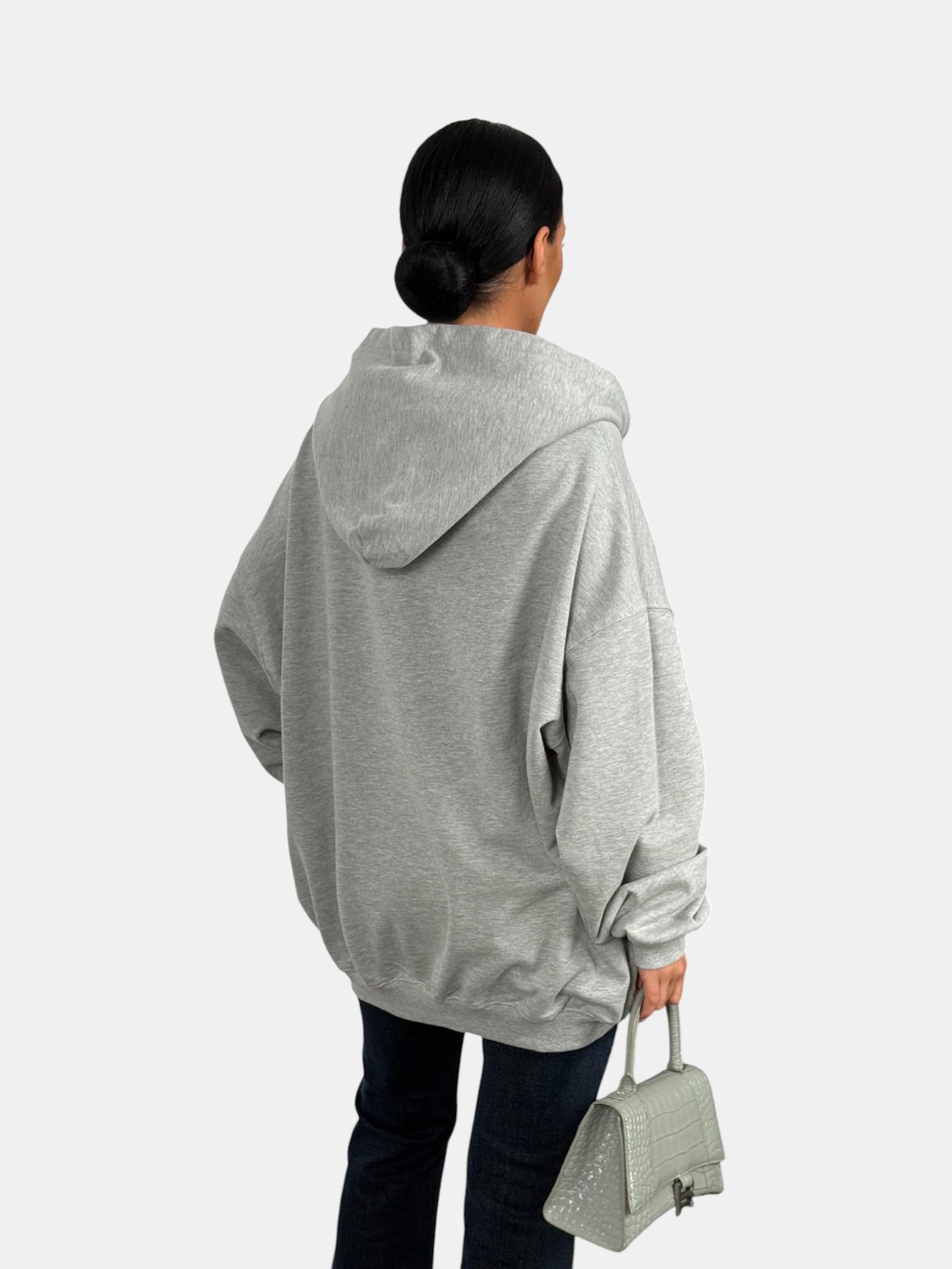 Толстовка с зипкой оверсайз