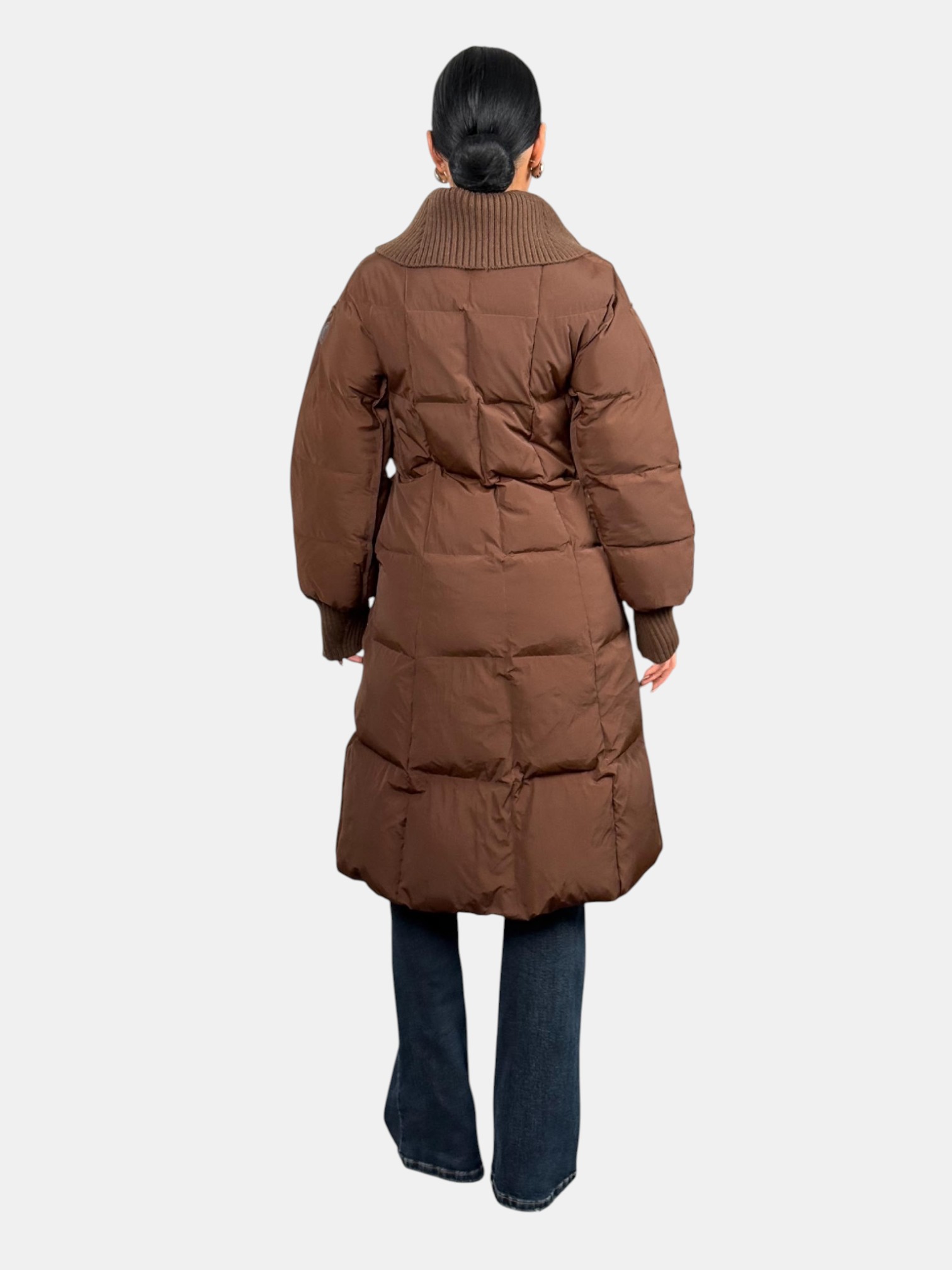 Длинный пуховик MONCLER
