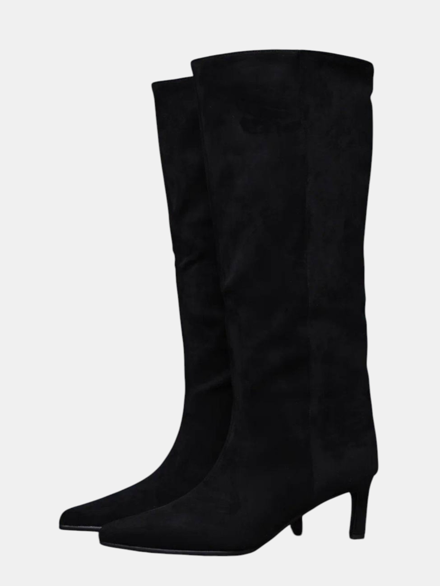 Сапоги трубы на шпильке