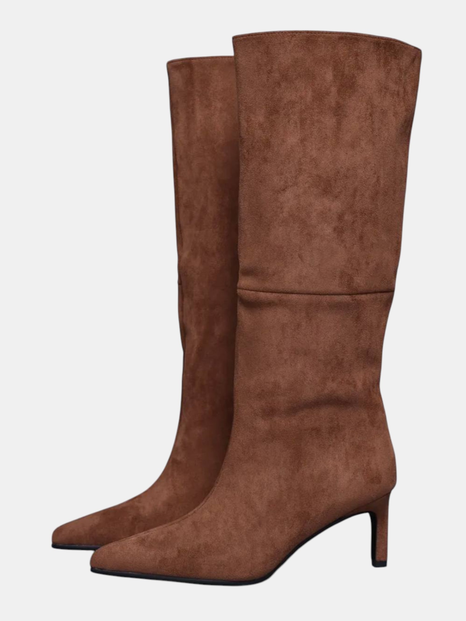 Сапоги трубы на шпильке