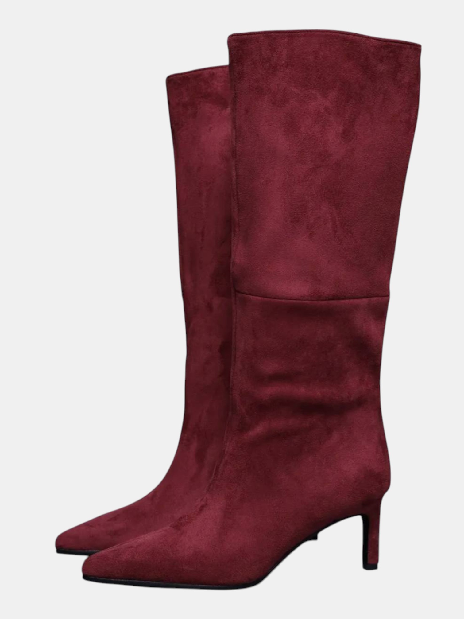 Сапоги трубы на шпильке