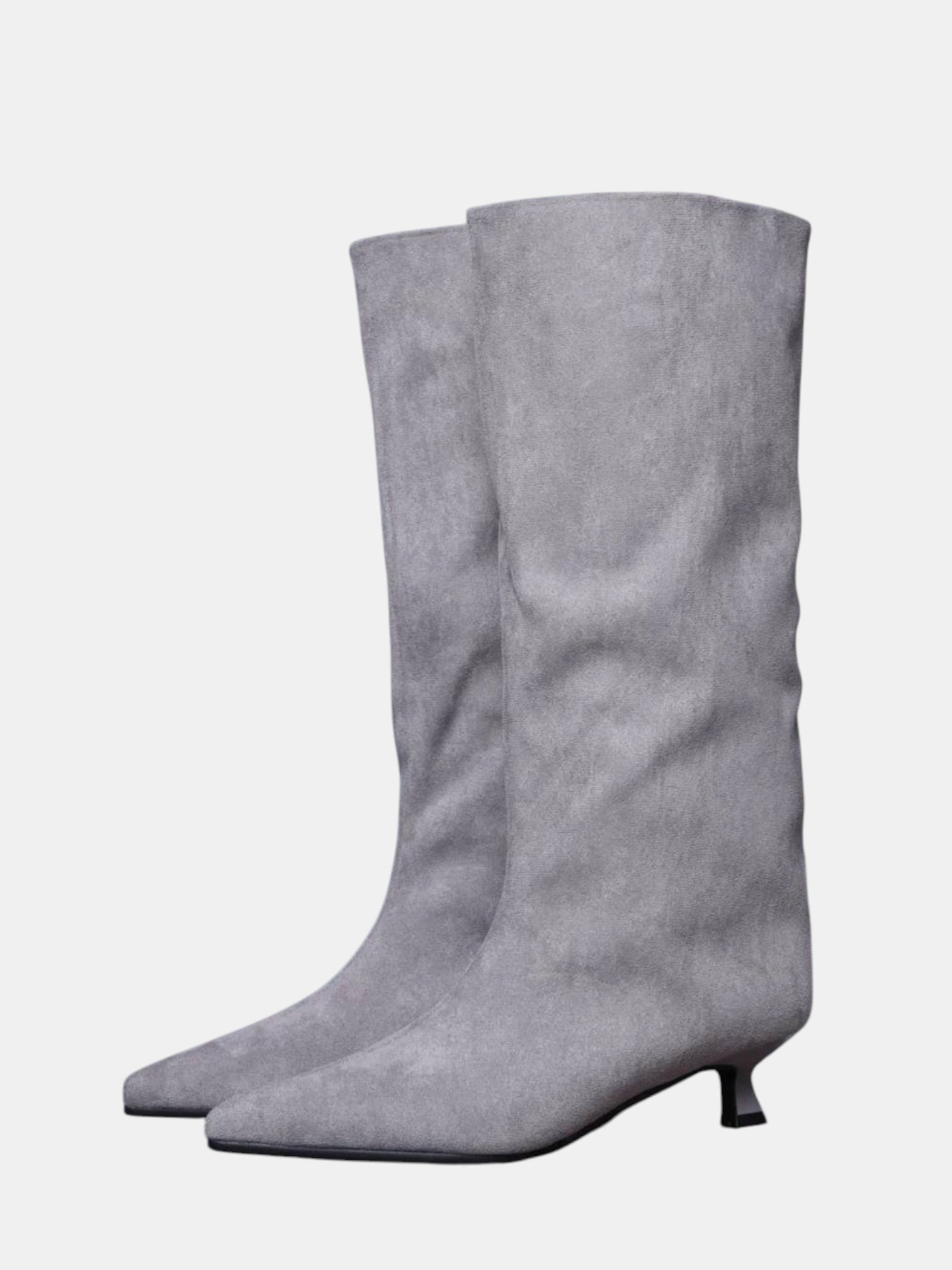 Сапоги трубы на шпильке