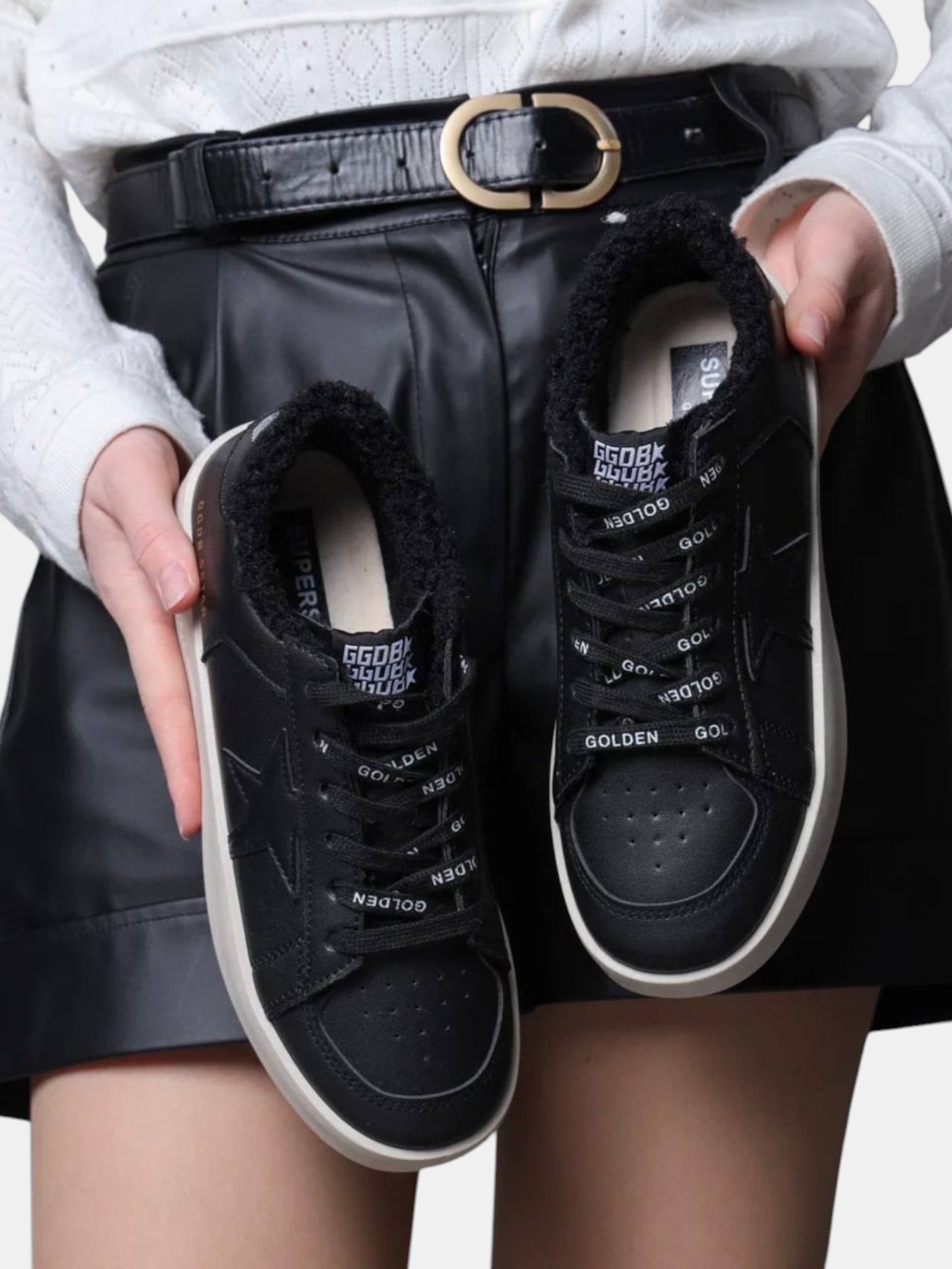 Кеды зимние Golden goose Hi Star