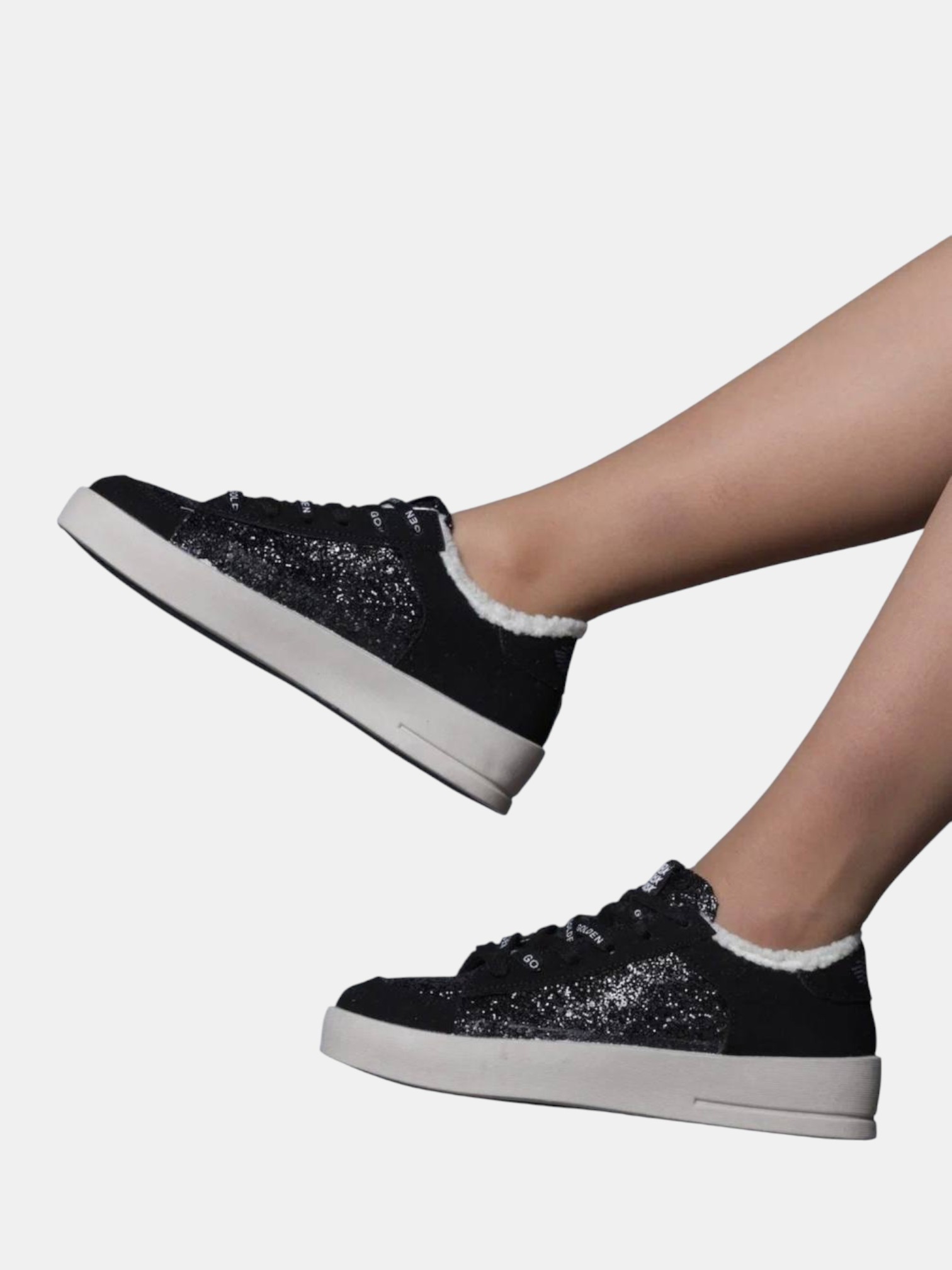 Кеды зимние Golden goose черные 3269 Кеды зимние Golden goose черные 3269