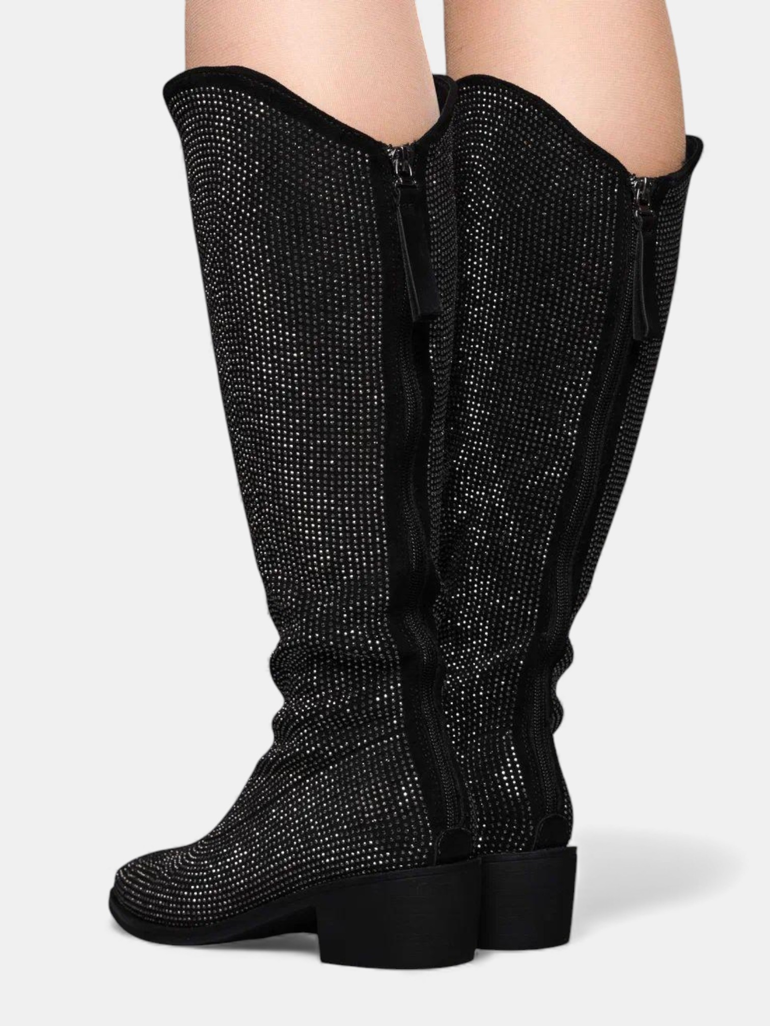 Сапоги с камнями демисезон