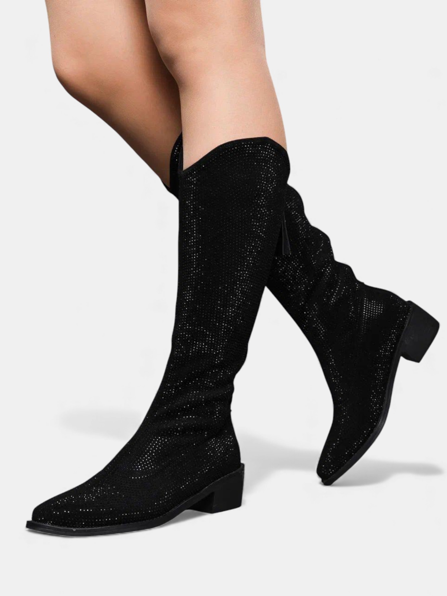 Сапоги с камнями демисезон