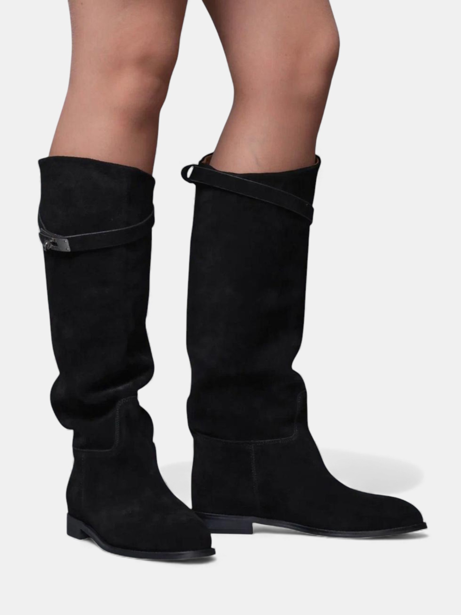 Сапоги трубы демисезонные на кожаной подкладке черные 3341 Сапоги трубы демисезонные на кожаной подкладке черные 3341