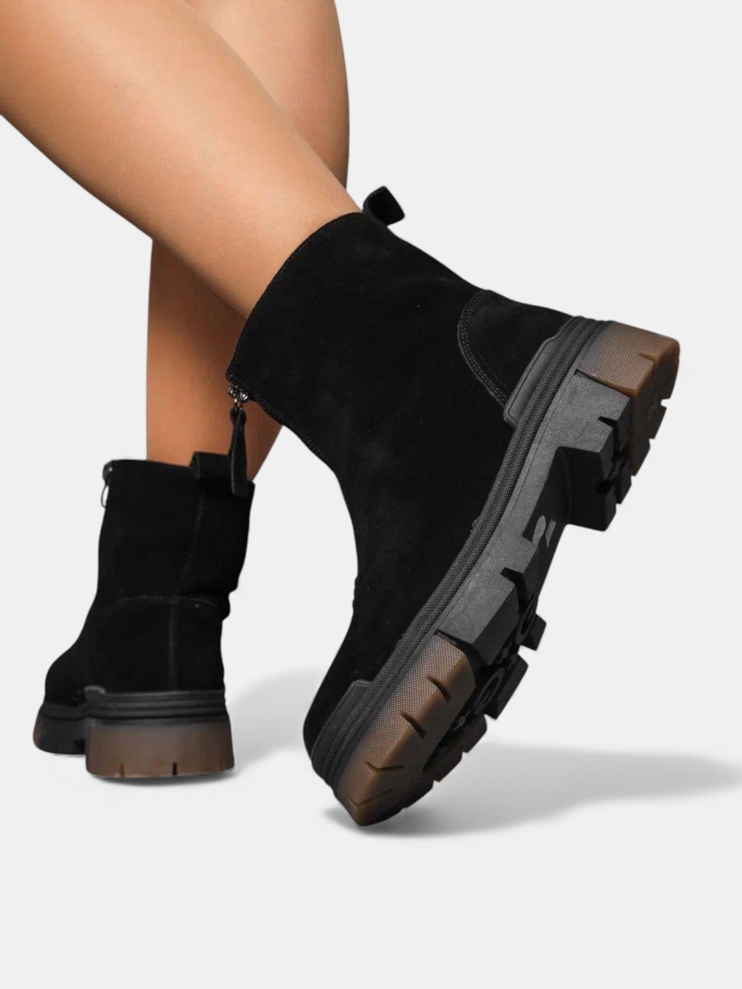 Ботинки зимние кожаные черные 3392 Ботинки зимние кожаные черные 3392