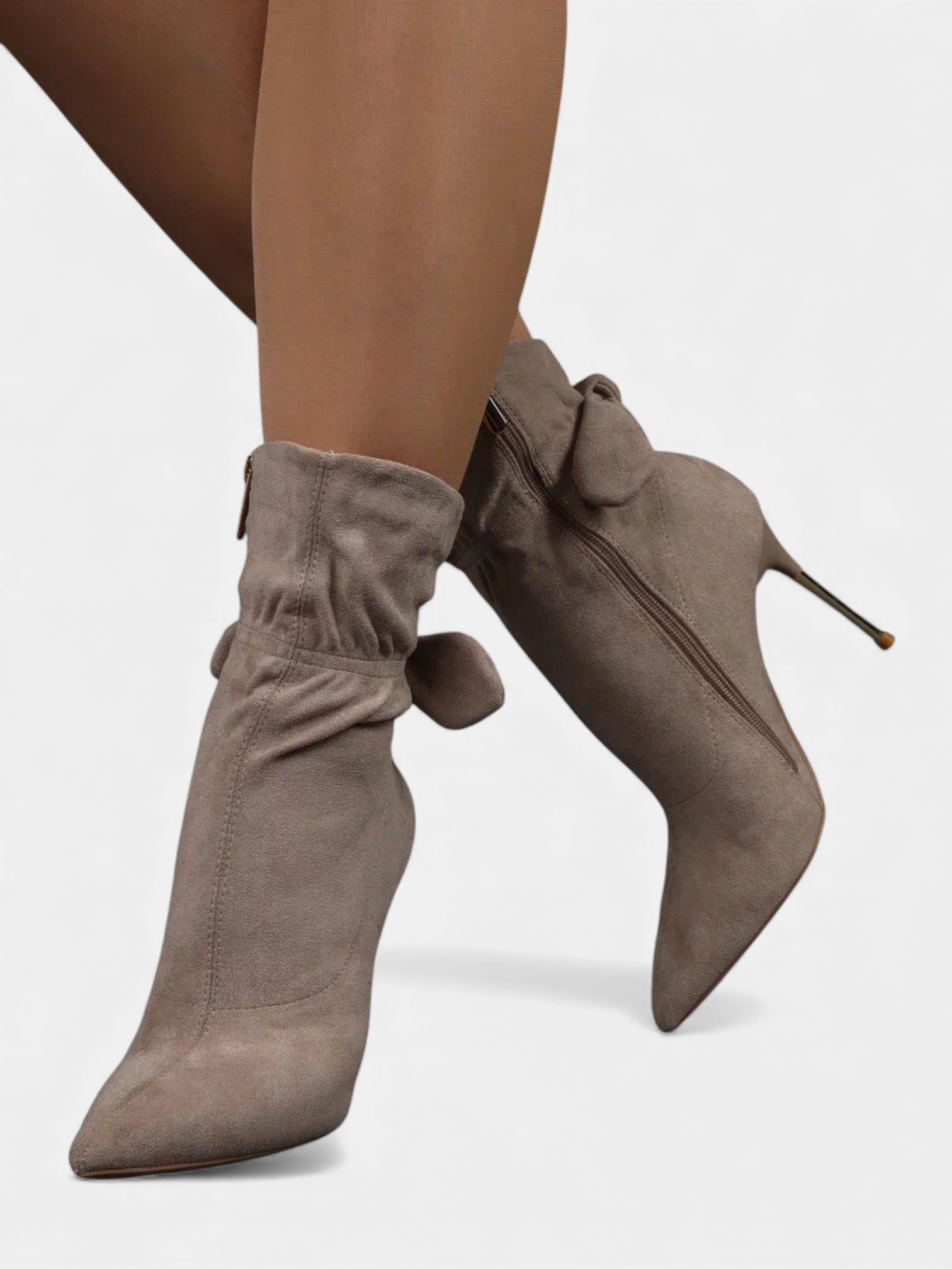 Полусапоги с бантом