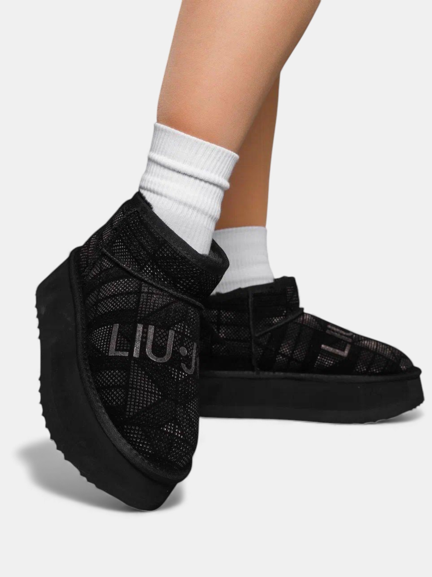 Угги женские зимние LIU JO черные 3416 Угги женские зимние LIU JO черные 3416