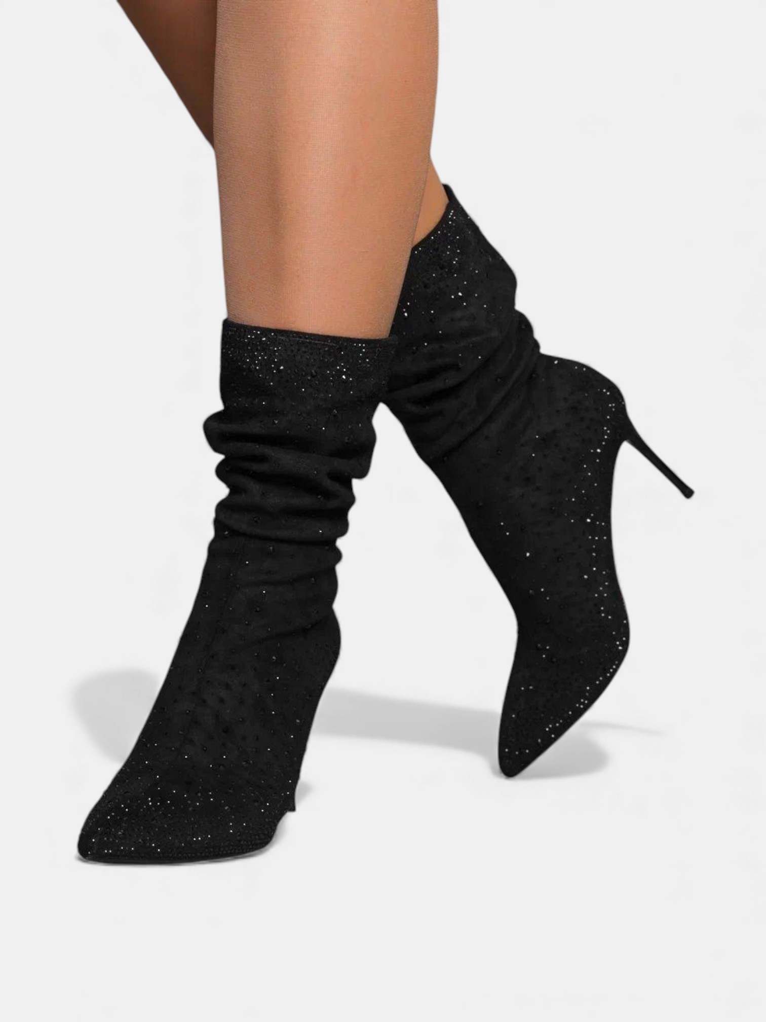 Полусапоги с камнями