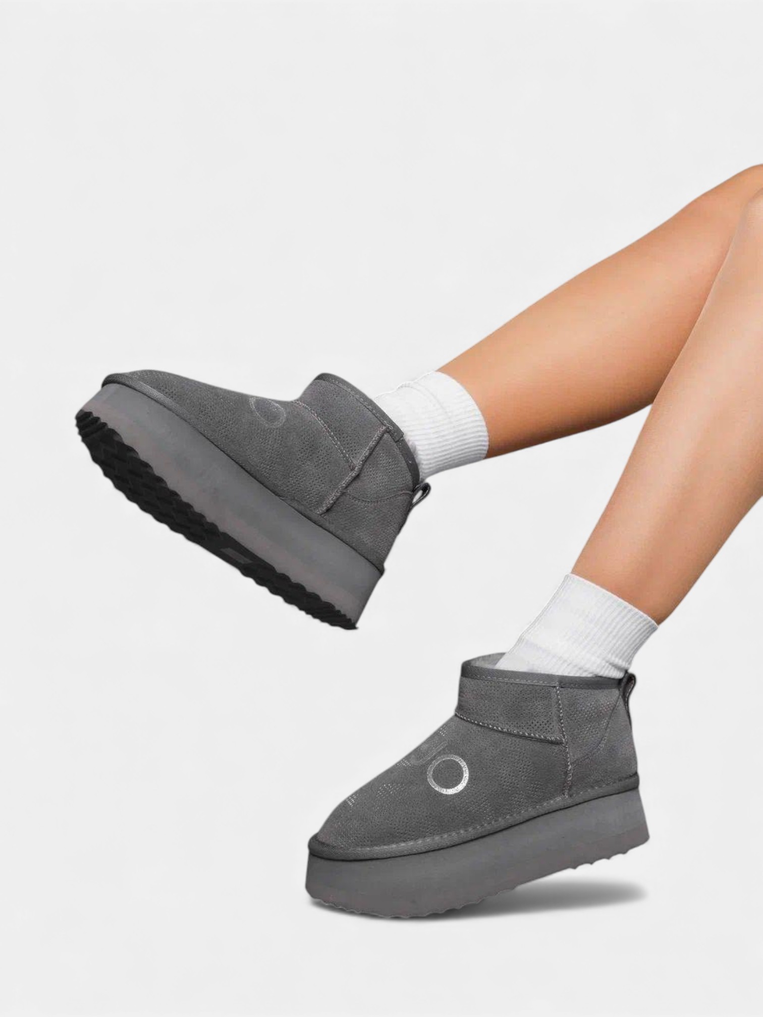 Угги женские зимние LIU JO серые 3417 Угги женские зимние LIU JO серые 3417