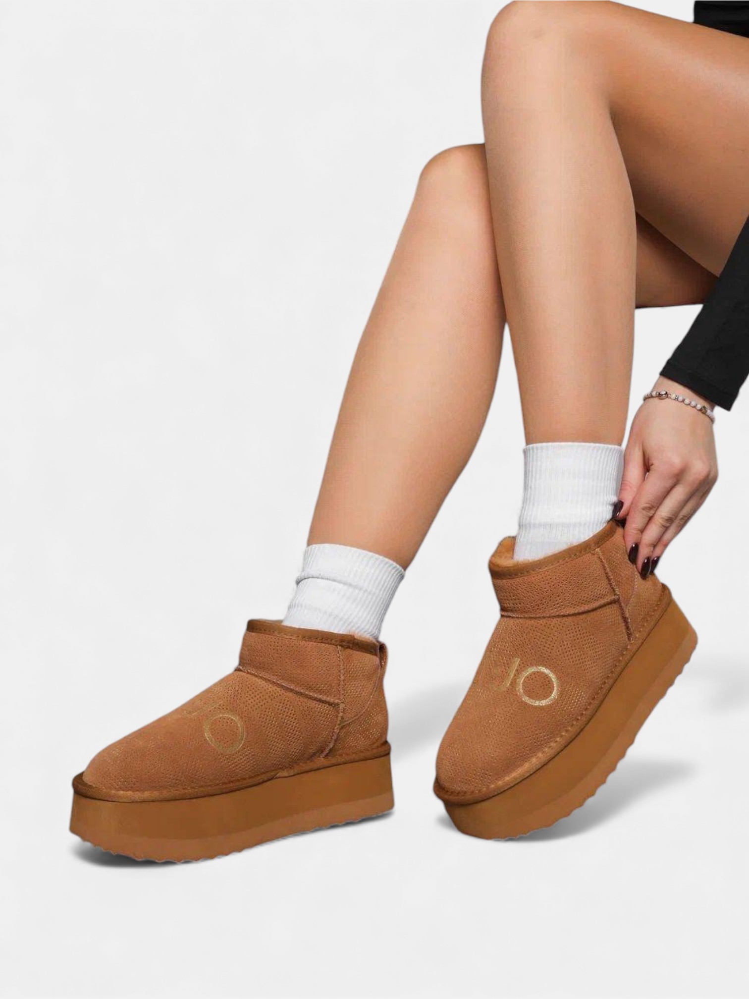 Угги женские зимние LIU JO коричневые 3415 Угги женские зимние LIU JO коричневые 3415