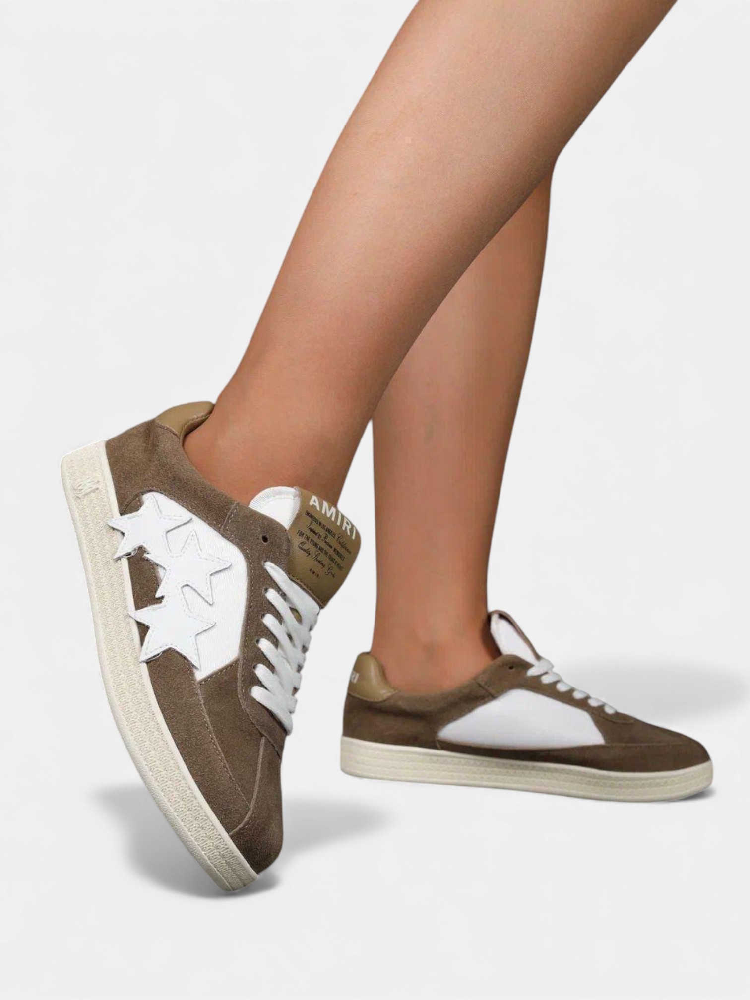 Кроссовки зимние AMIRI коричневые 3406 Кроссовки зимние AMIRI коричневые 3406