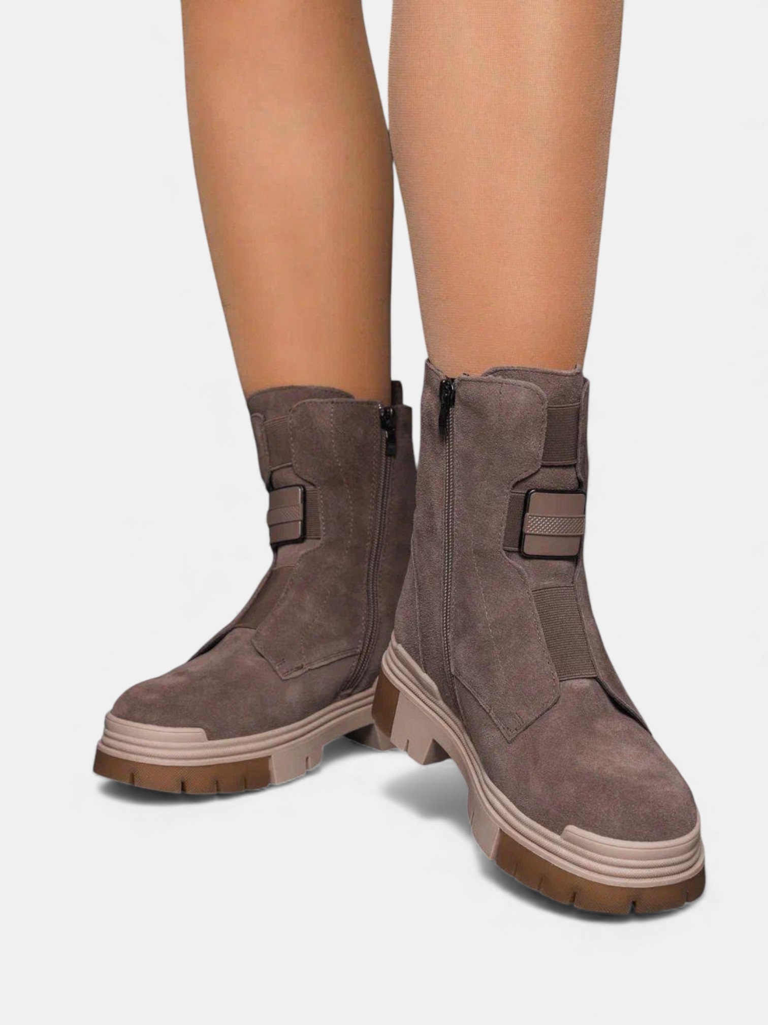 Ботинки зимние кожаные капучино 3389 Ботинки зимние кожаные капучино 3389