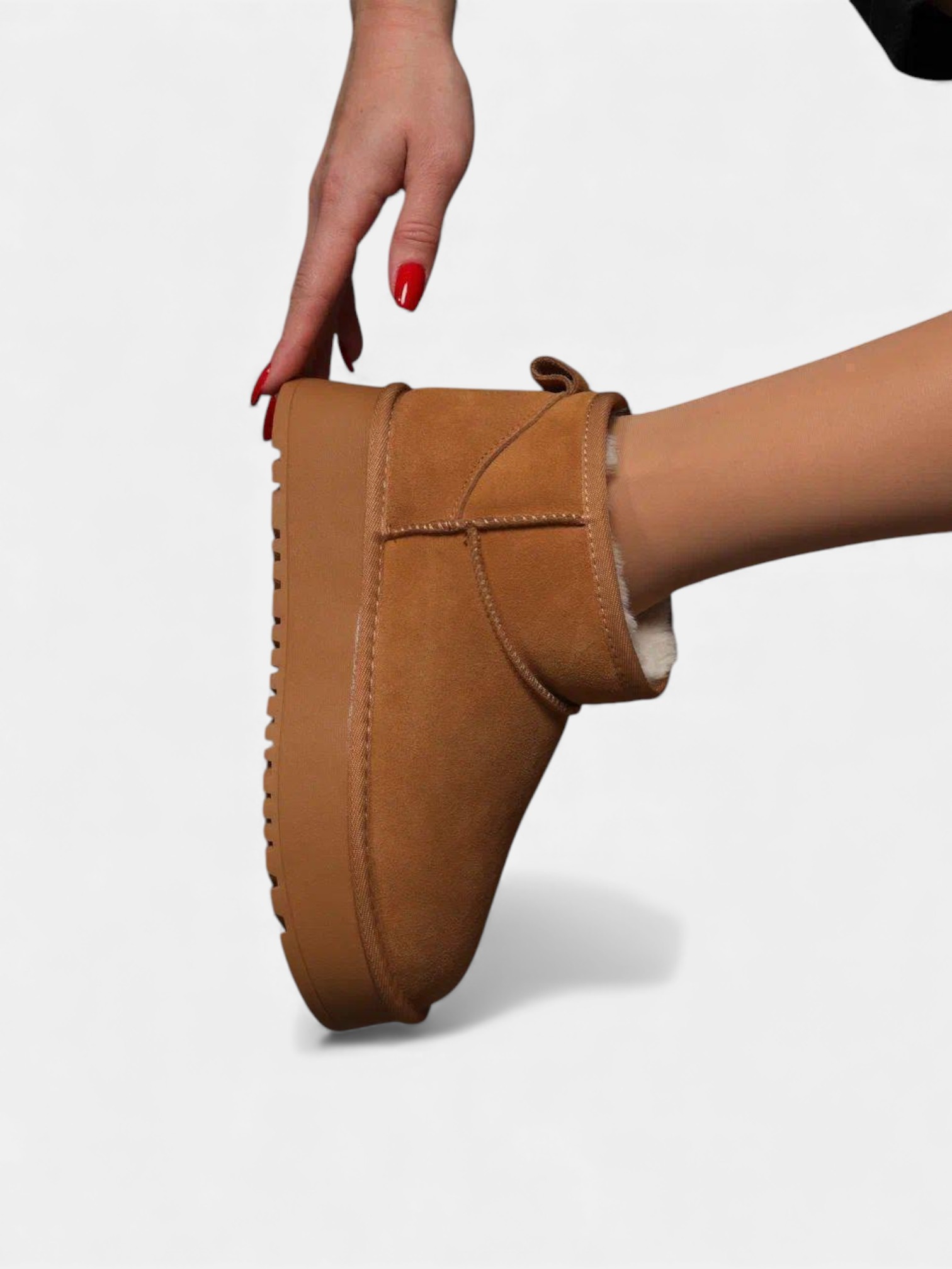 Угги женские зимние натуральная замша коричневые 3413 Угги женские зимние натуральная замша коричневые 3413