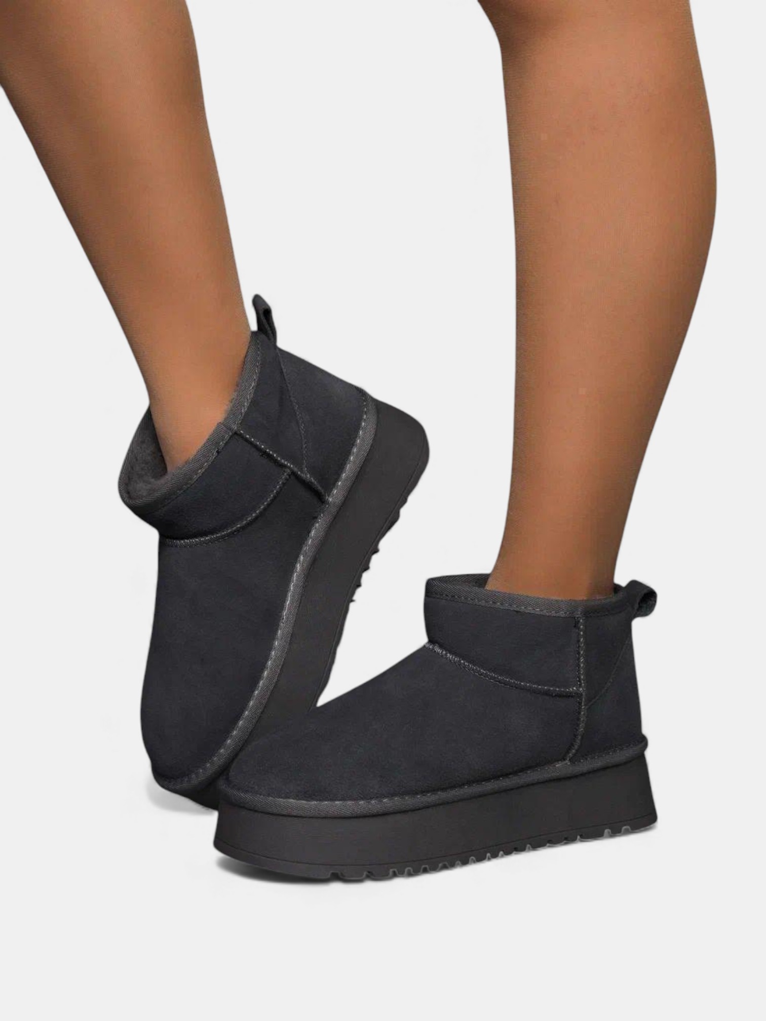 Угги женские зимние натуральная замша графитовые 3410 Угги женские зимние натуральная замша графитовые 3410