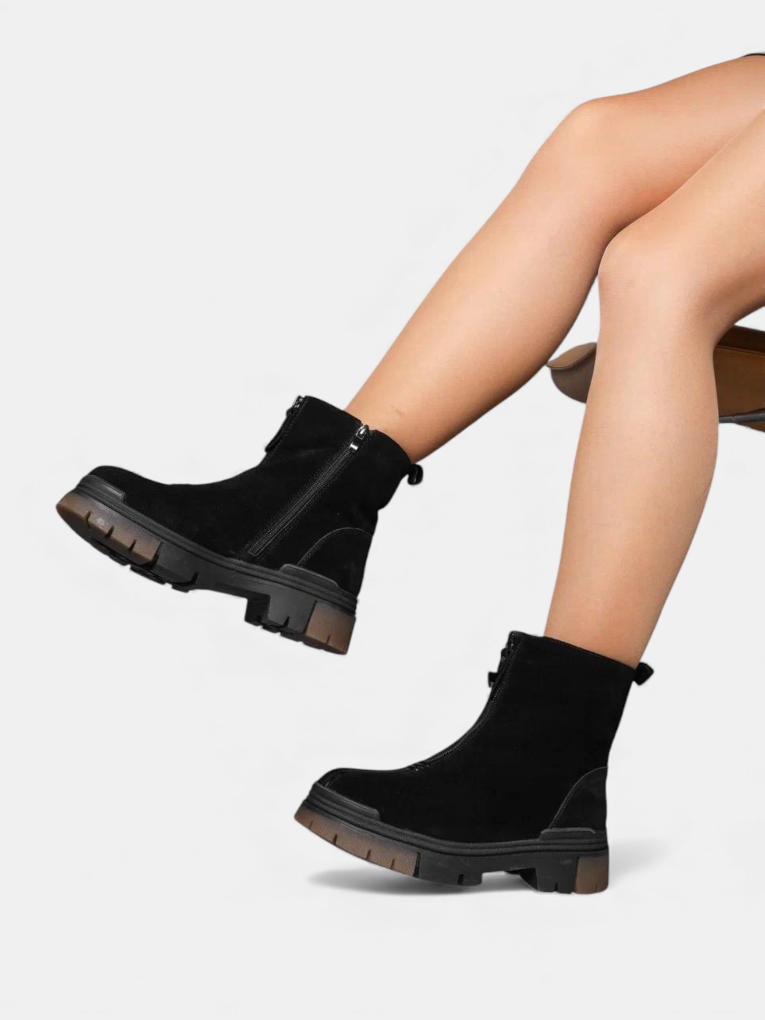 Ботинки зимние кожа