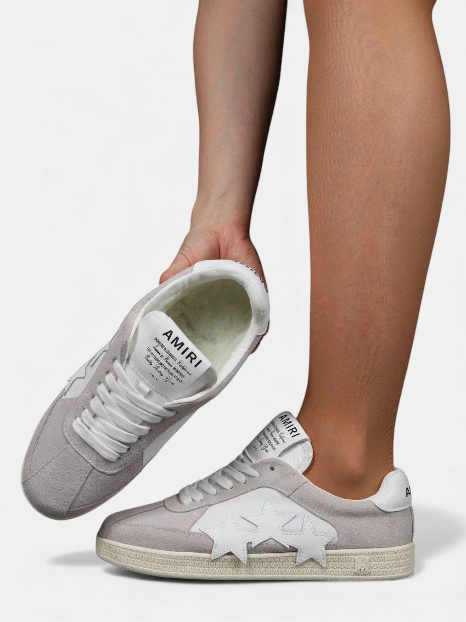 Кроссовки зимние AMIRI бежевые 3407 Кроссовки зимние AMIRI бежевые 3407