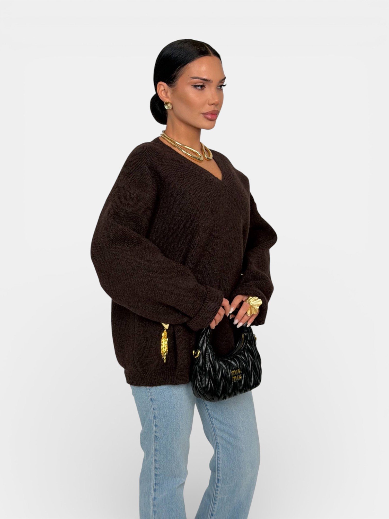 Свитер Schiaparelli коричневый 3477 Свитер Schiaparelli коричневый 3477